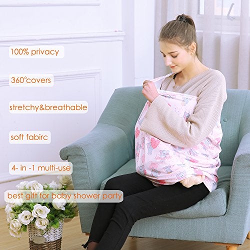 Hicoco أغطية مقاعد سيارات الأطفال من هيكوكو، أغطية للرضاعة، غطاء مقعد السيارة - Image 2