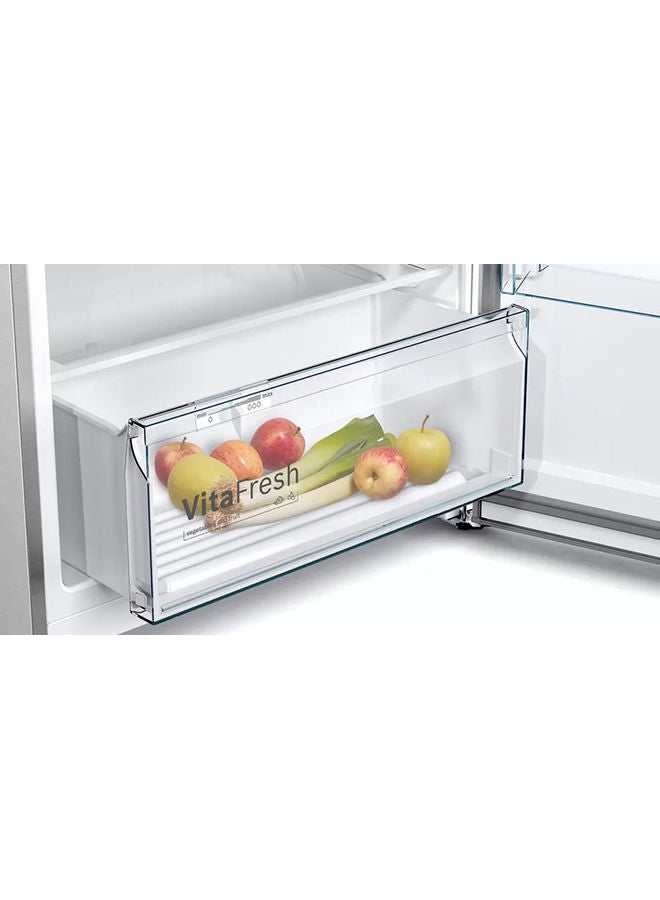 BOSCH 328 L Net Capacity Serie 2 No-Frost Refrigerator with freezer at top 178 x 70 cm 328 L 1800 W KDN43NL2E8 Silver - Image 5