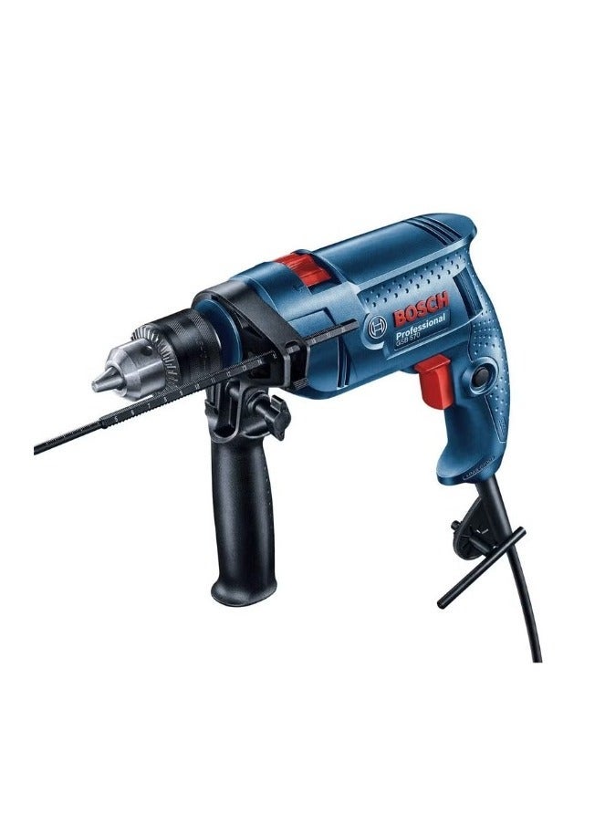 Bosch Professional Electric Drill, 570 Watt, 13 mm, With 33-Piece Attachment Set For Drilling And Screw Driving - Image 2