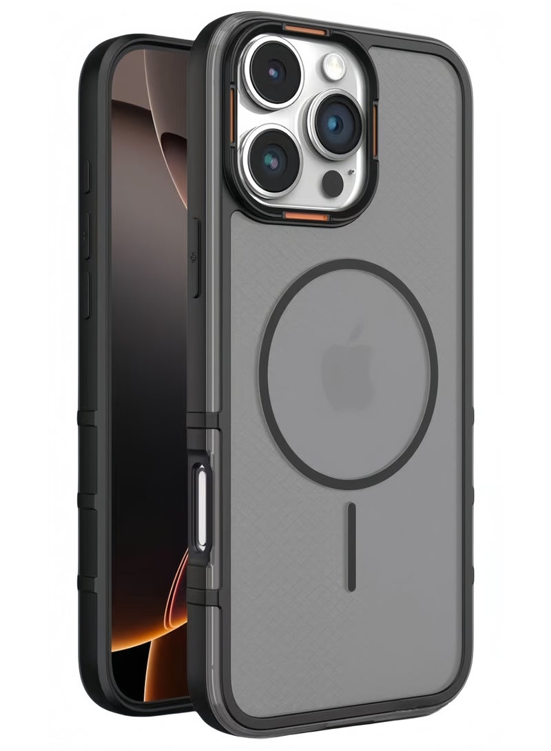 SOKAD Magnetic Compatible with iPhone 16 Pro Max Case,  Shockproof Protective Phone Case Cvoer 6.9 Inch - Black - Image 1
