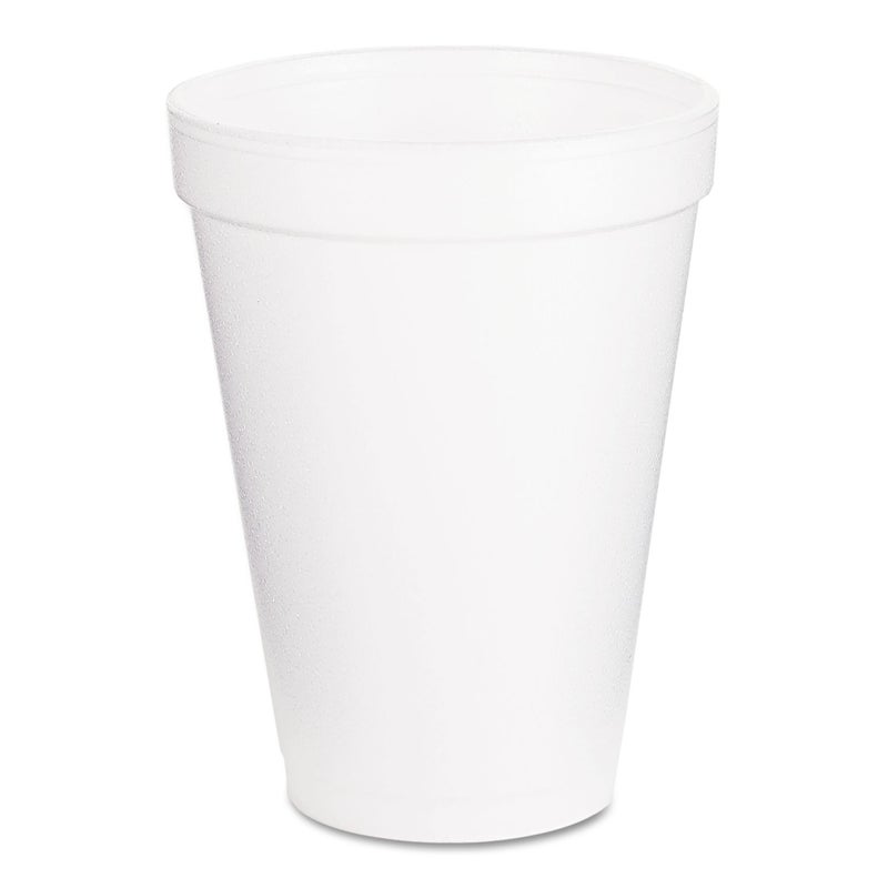 DART 12J16 12 oz Foam Cup (Case of 1000), white - Image 1