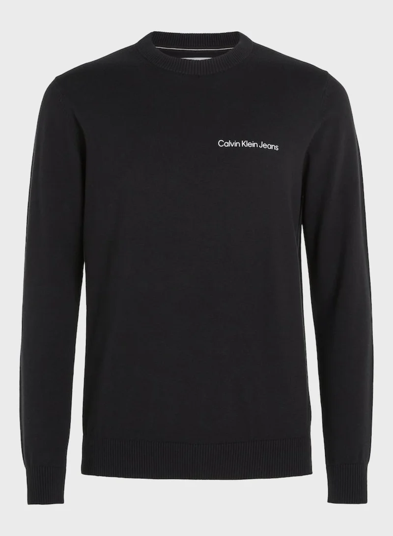 Calvin Klein Jeans Logo Crew Neck Sweater