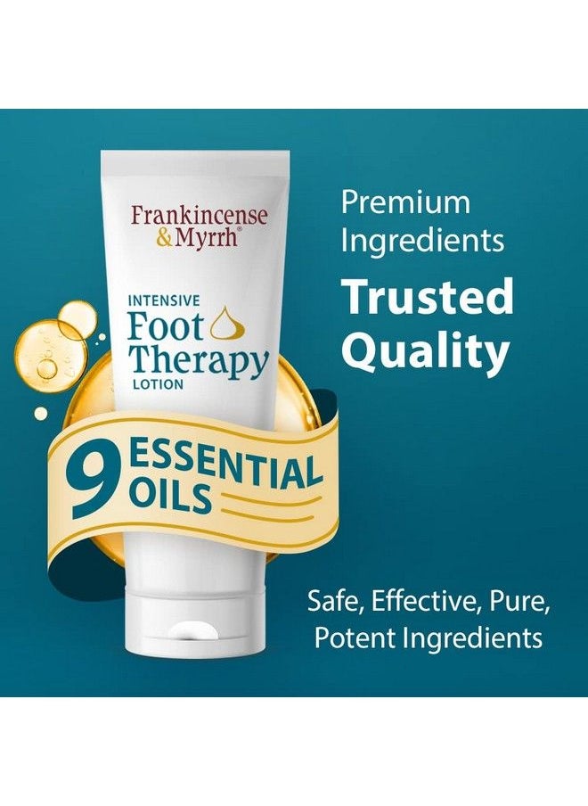 Frankincense & Myrrh - Foot Pain Relief Lotion Intensive Foot Therapy Dual Action Neuropathy Pain Relief Cream And Hydrating Skin Repair With Essential Oils 3 Ounce (Pack Of 1) - Image 1