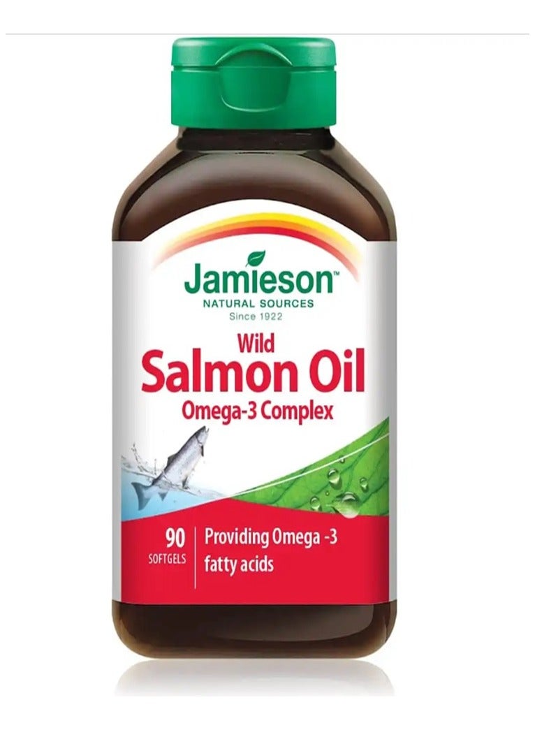 جاميسون زيت السلمون البري أوميغا 3 - 90 جيلاتينيه رخوة - Image 2