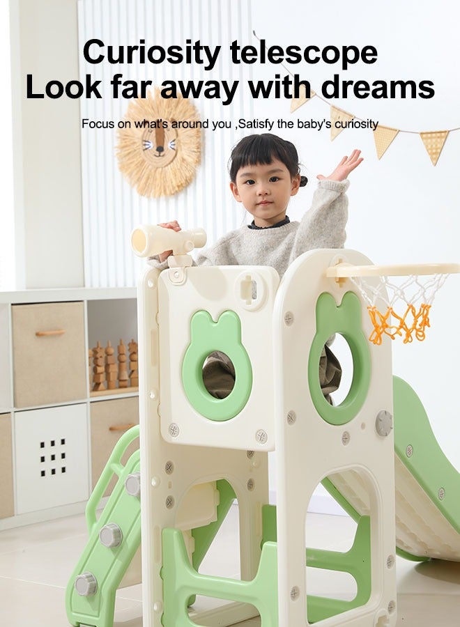 Children 1-3 Years Old Toddler Slides With Basketball Stand Theme Baby Slide Suitable For Indoor And Outdoor Kids Play