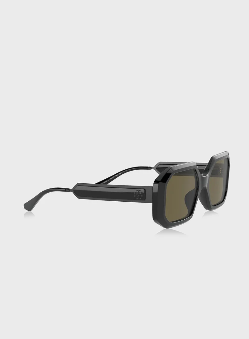 Tory Burch 0TY7160U Oversized Sunglasses