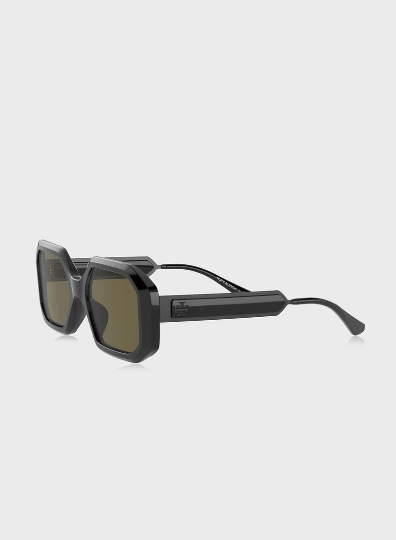 Tory Burch 0TY7160U Oversized Sunglasses