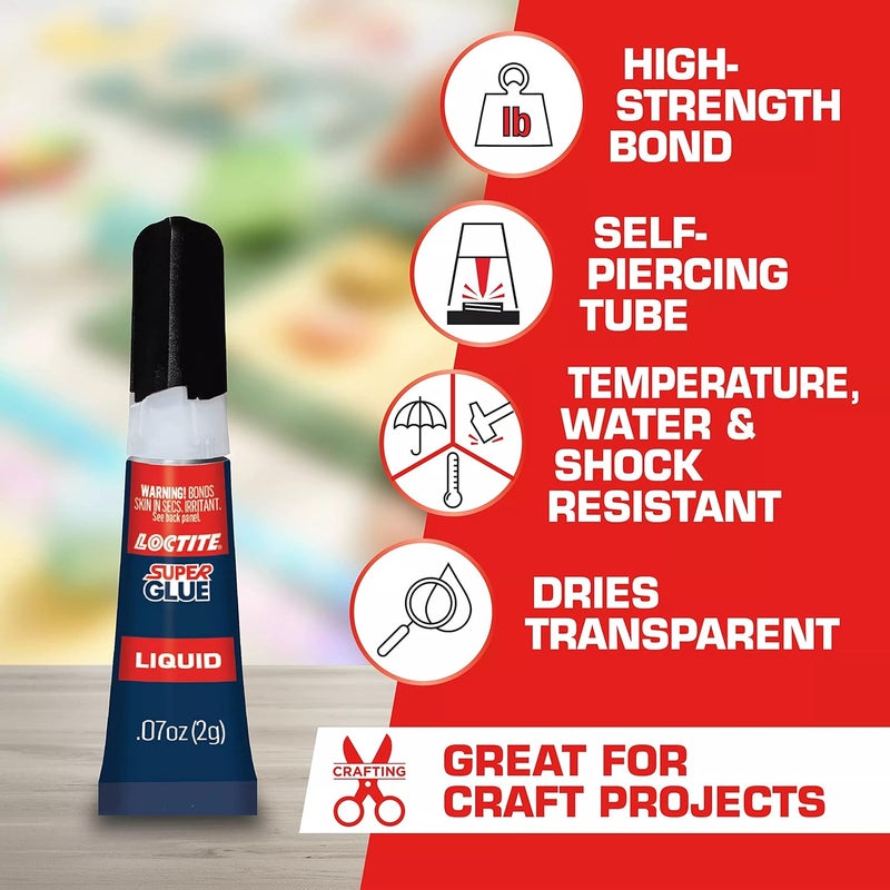Loctite SUPER GLUE LIQUID ADHESIVE, CLEAR, 4G - Image 4