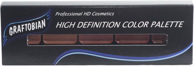 Graftobian HD Glamour Crème Foundation Palette - 5 Color Blush Palette for All Skin Shades - Image 2
