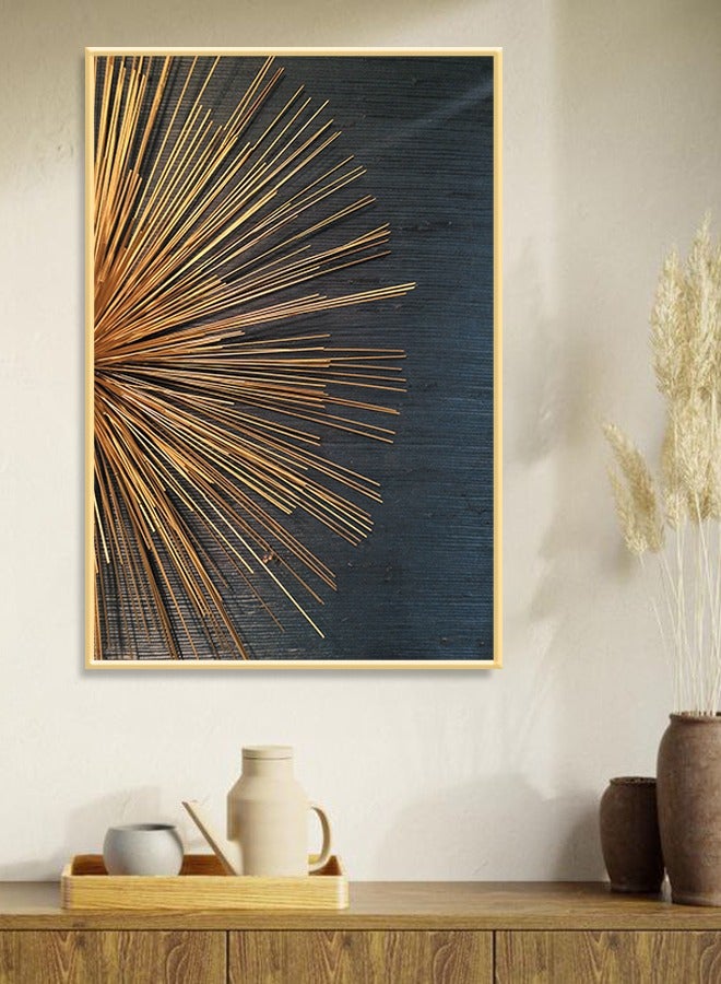 4gdran Canvas Wall Art For Wall Decoration, Abstract Design,with a Hollow Frame,Size (120x80),One Piece - Image 1