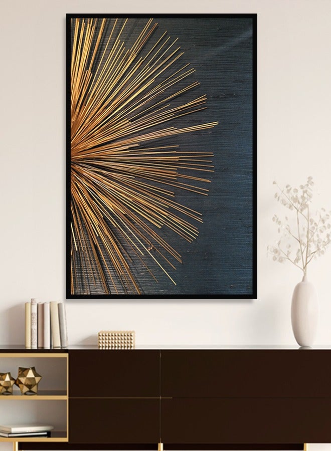 4gdran Canvas Wall Art For Wall Decoration, Abstract Design,with a Hollow Frame,Size (120x80),One Piece - Image 2