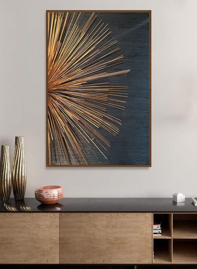 4gdran Canvas Wall Art For Wall Decoration, Abstract Design,with a Hollow Frame,Size (120x80),One Piece - Image 4