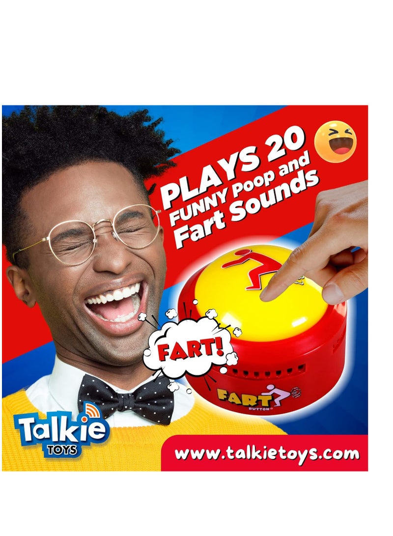 Talkie Toys Talkie Toys Products fart button 20 funny fart sounds hilarious talking toy for fart games fart trivia office humor stress relief and more  - Image 3