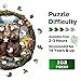 Jigfoxy Wooden Puzzles for Adults Otter Couple Wood Puzzle for Adults Unique AnimalShaped Wooden Jigsaw Puzzle Valentines Day Gifts for Family and Friends S81 84in102pcs - Image 3