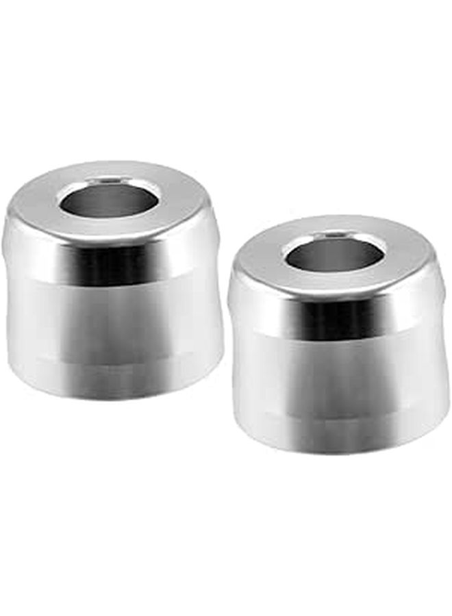 Aluminum Alloy Razor Stand 2 Pack With Non Slip Base For Stable Bathroom Shaving Organizer - Image 1