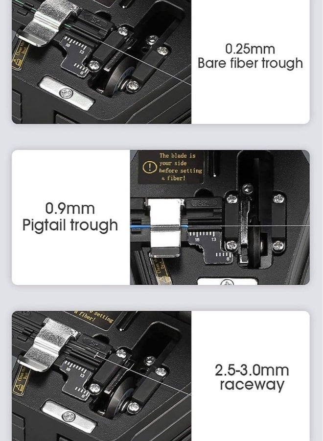 إيفرين {"en":"SKL-6C High Precision Fiber Optic Cable Cutter Aluminum Alloy Black No Assembly Required - Image 2