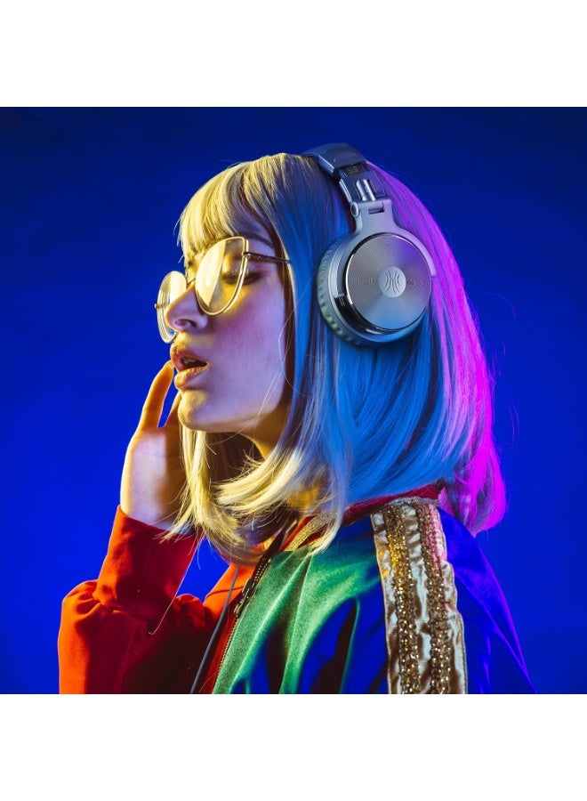 OneOdio Wired Over Ear Studio Headphones - Hi-Fi Sound & Bass Boosted Headset with 50mm Neodymium Drivers, 6.35mm to 3.5mm Dual Audio Jack for DJ, AMP, Recording Monitoring, Laptop & PC - Image 4