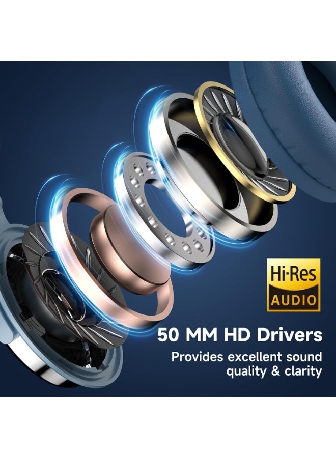 OneOdio Wired Over Ear Studio Headphones - Hi-Fi Sound & Bass Boosted Headset with 50mm Neodymium Drivers, 6.35mm to 3.5mm Dual Audio Jack for DJ, AMP, Recording Monitoring, Laptop & PC - Image 2