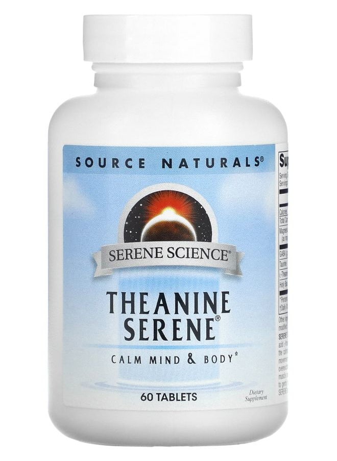 Source Naturals - Serene Science Theanine Serene 60 Tablets - Image 1