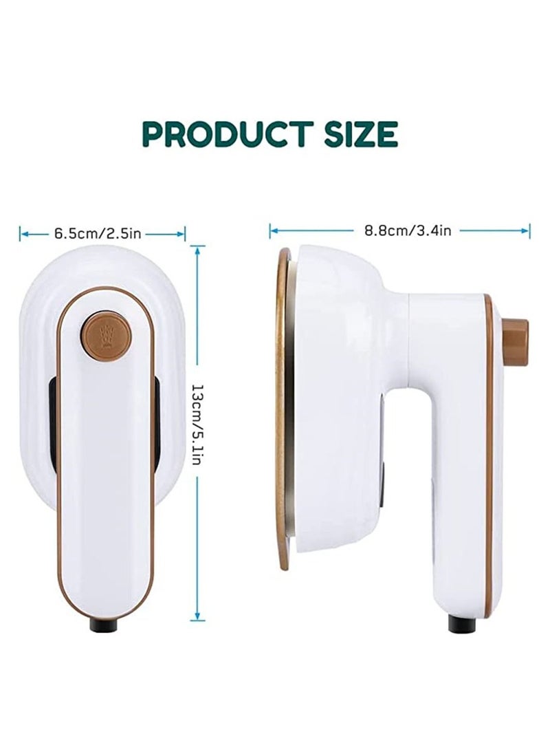 Generic - Mini Iron for Clothes, Portable Handheld Steam Iron, Support Dry Wet Ironing, Small Electric Iron, Travel Ironing - Image 1