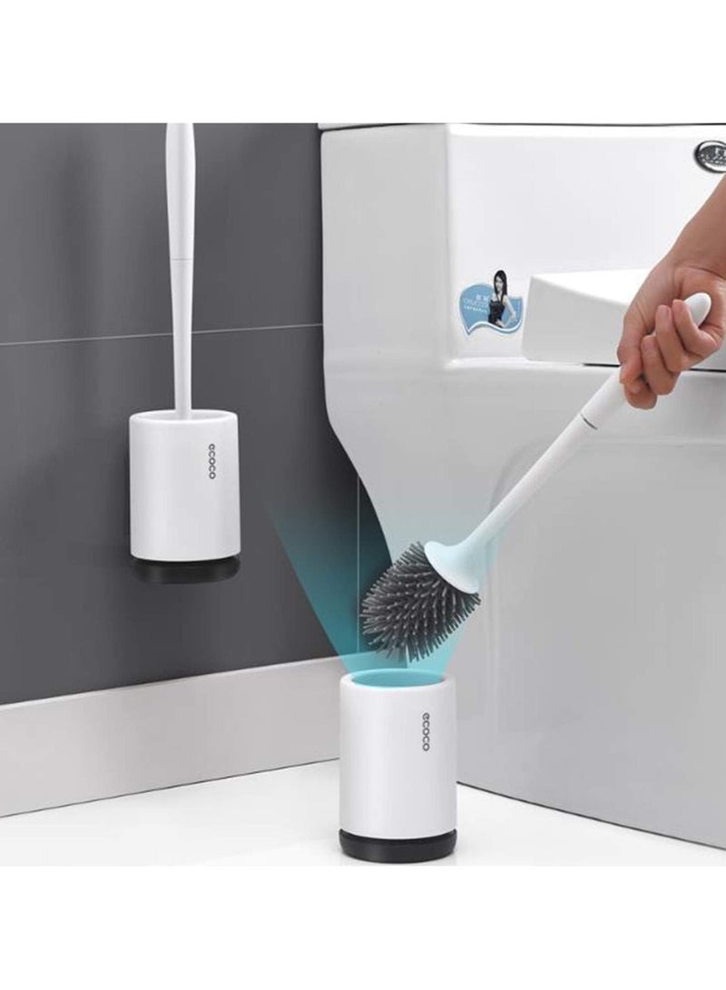 إيكوكو فرشاة وحامل المرحاض، مصنوعة من مطاط لدن بالحرارة المتين، فتحة تهوية، تتضمن رأس فرشاة، مثبتة على الحائط - قطعة واحدة - Image 3
