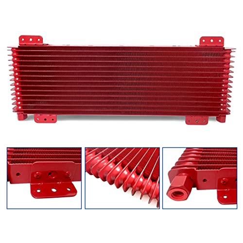 PANDOUTO 40k Transmission Oil Cooler Kit，Low Pressure Drop Transmission Oil Cooler suitable for Heavy Duty 40,000 GVW Max，including Mounting Hardware,Towing Applications, Easy to Install,LPD47391, 47391 - Image 2