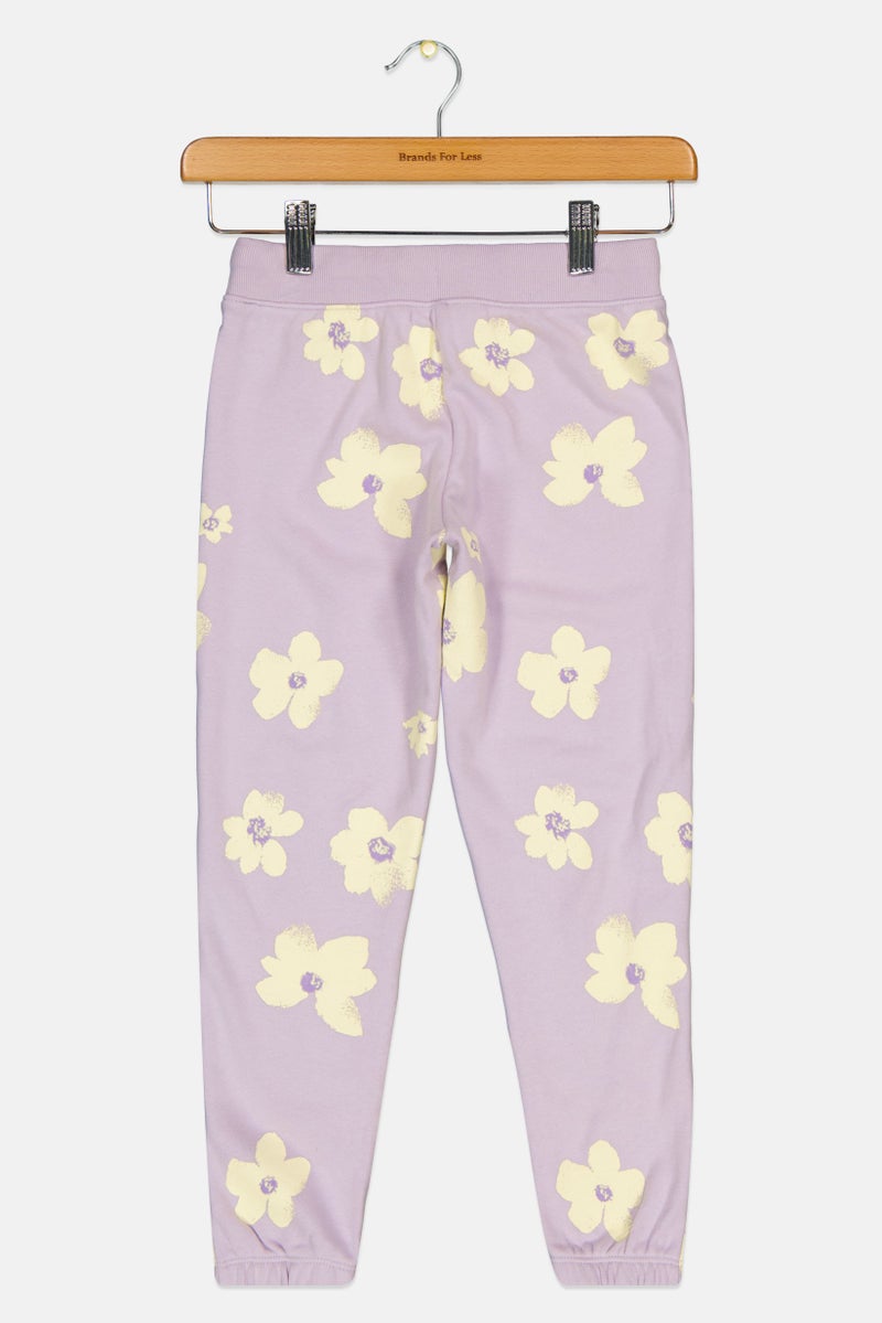 GAP Kids Girl Graphic Print Jogger Pants, Multicolor  - Image 2