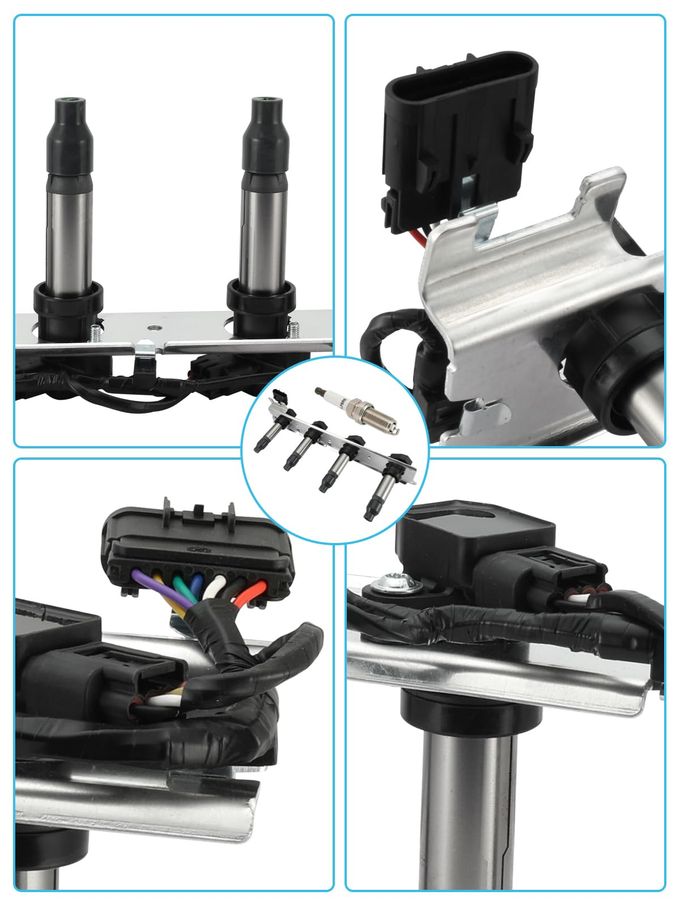 TAUTOY Set Of 2 UF372 Ignition Coil Pack (4.6L Only) 2004-2006 For Cadillac DeVille Seville SRX STS XLR,For Pontiac Bonneville 2004-2005, Replace # C1509 12585765 5C1552 89017778 - Image 2