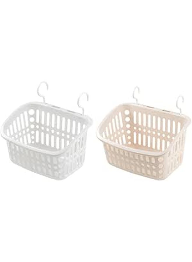 Zerodeko Shower Basket Bathroom Shelf Draining Storage Organizer Black - Image 1