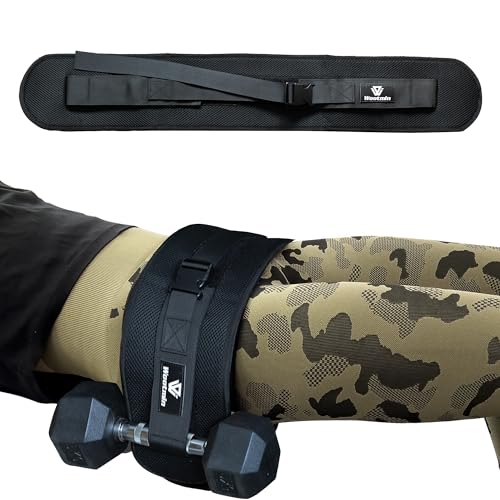 WOOTMIN Upgraded Hip Thrust Belt,Thickened Slip-Resistant Padding, Glute Bridge Weight Belt for Home and Gym,Comfortable Glute Workout Equipment for Women, Hip Thrust Band, Strengthen Glutes & Hamstrings, Heavy Duty, Comfortable Slip Resistant - Image 1