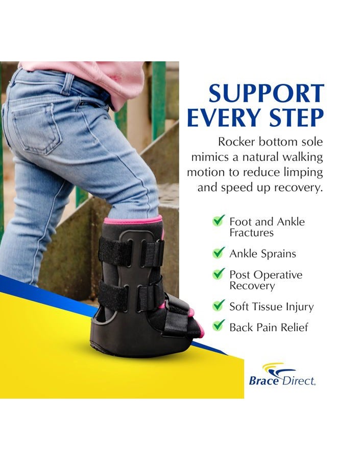 Brace Direct Pediatric Fracture Boot – Kids Walking Boot for Foot Fractures, Ankle Sprains & Post-Op Recovery, Green (Large, US Kids 11.5K–1.5) - Image 5