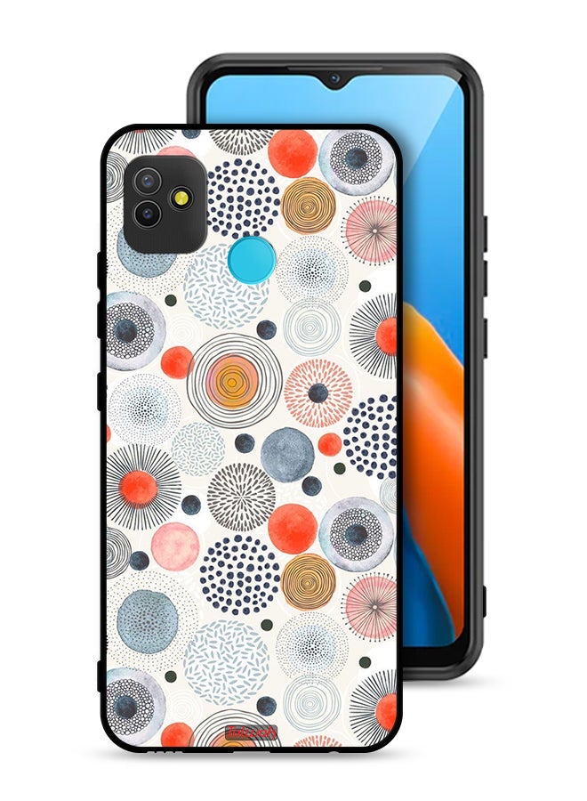 Tolwak Tecno Pop 5 Protective Case Cover Cotton Flowers Pattern - Image 1