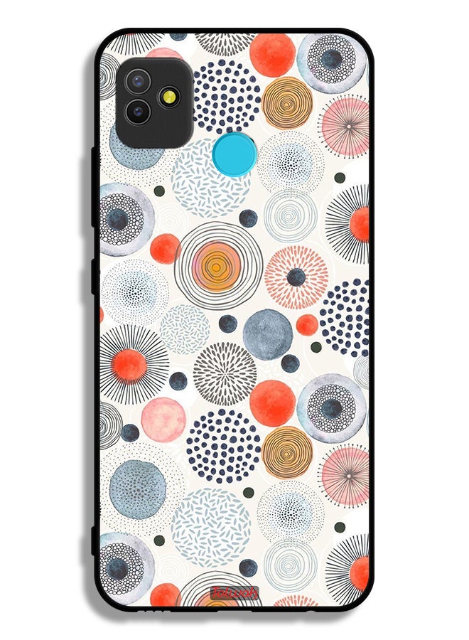 Tolwak Tecno Pop 5 Protective Case Cover Cotton Flowers Pattern - Image 2