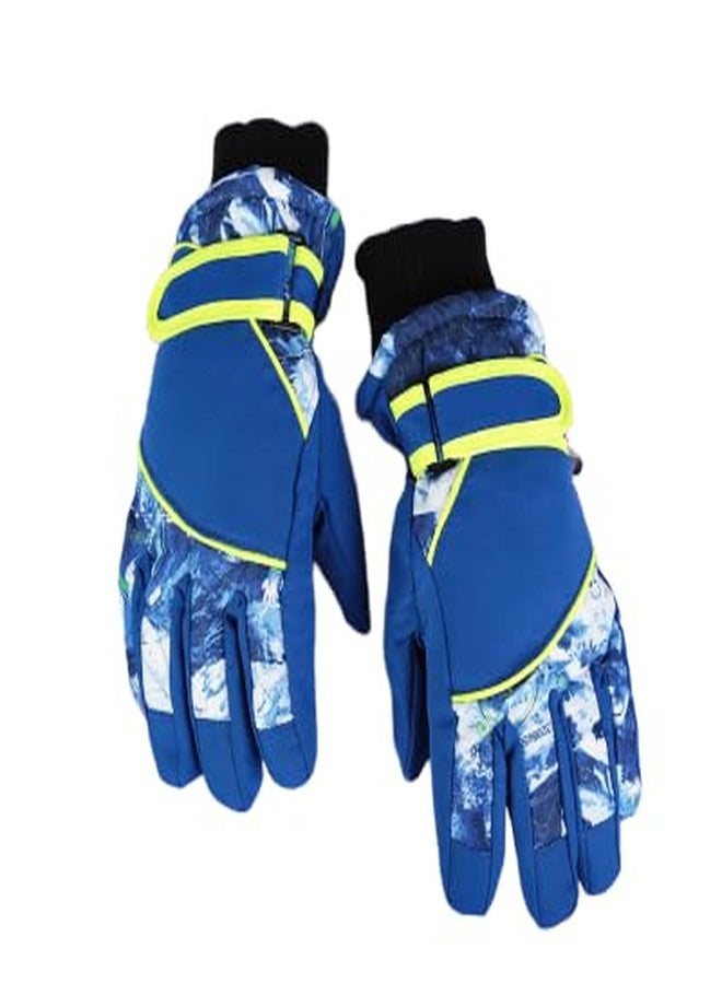 OVOY Kids Winter Waterproof Thick-Warm Ski-Gloves Outdoor Soft Snowboarding Gloves for 4-7 Years Old - Image 2