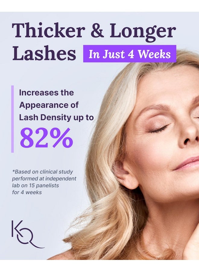 Keranique - Lash Serum - Eyelash Growth Serum For Women With Thin & Brittle Eye Lashes - Intense Eyelash Serum For Growing Long Natural Eyelashes - Volumizing & Enhancing Anti-Aging Grow Boost Serum - Image 1