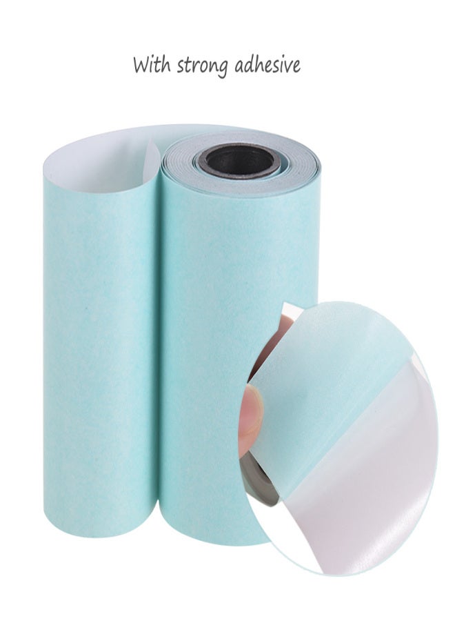 Printable Sticker Paper Roll Direct Thermal Paper with Self-adhesive 57*30mm(2.17*1.18in) for PeriPage A6 Pocket Thermal Printer for PAPERANG P1/P2 Mini Photo Printer, 3 Rolls - Image 3