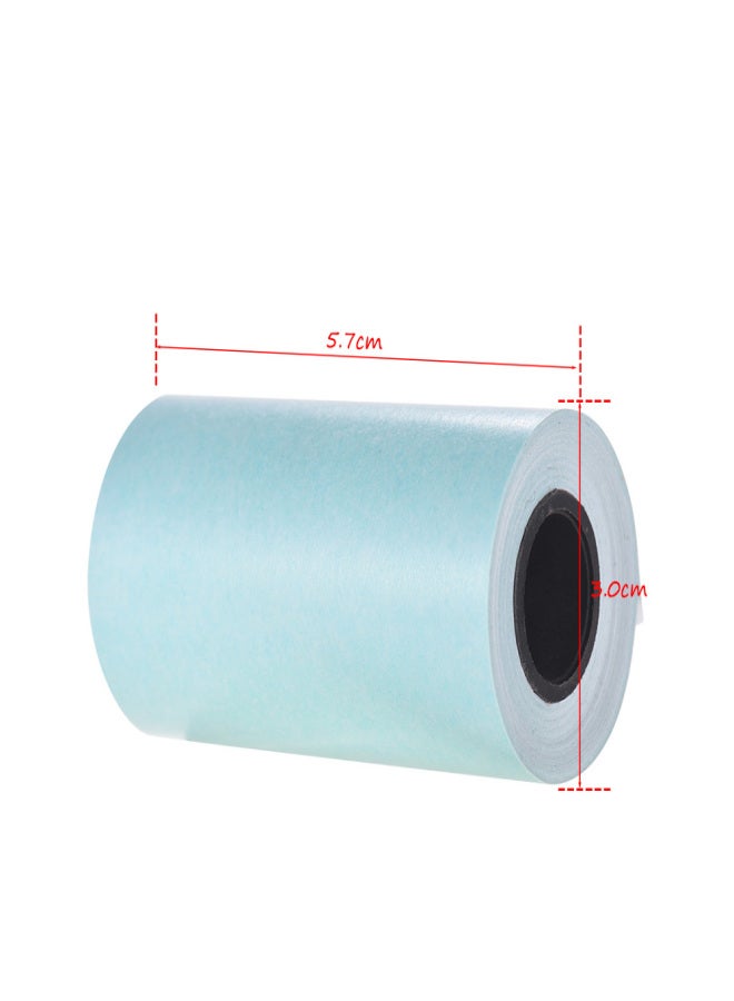 Printable Sticker Paper Roll Direct Thermal Paper with Self-adhesive 57*30mm(2.17*1.18in) for PeriPage A6 Pocket Thermal Printer for PAPERANG P1/P2 Mini Photo Printer, 3 Rolls - Image 2