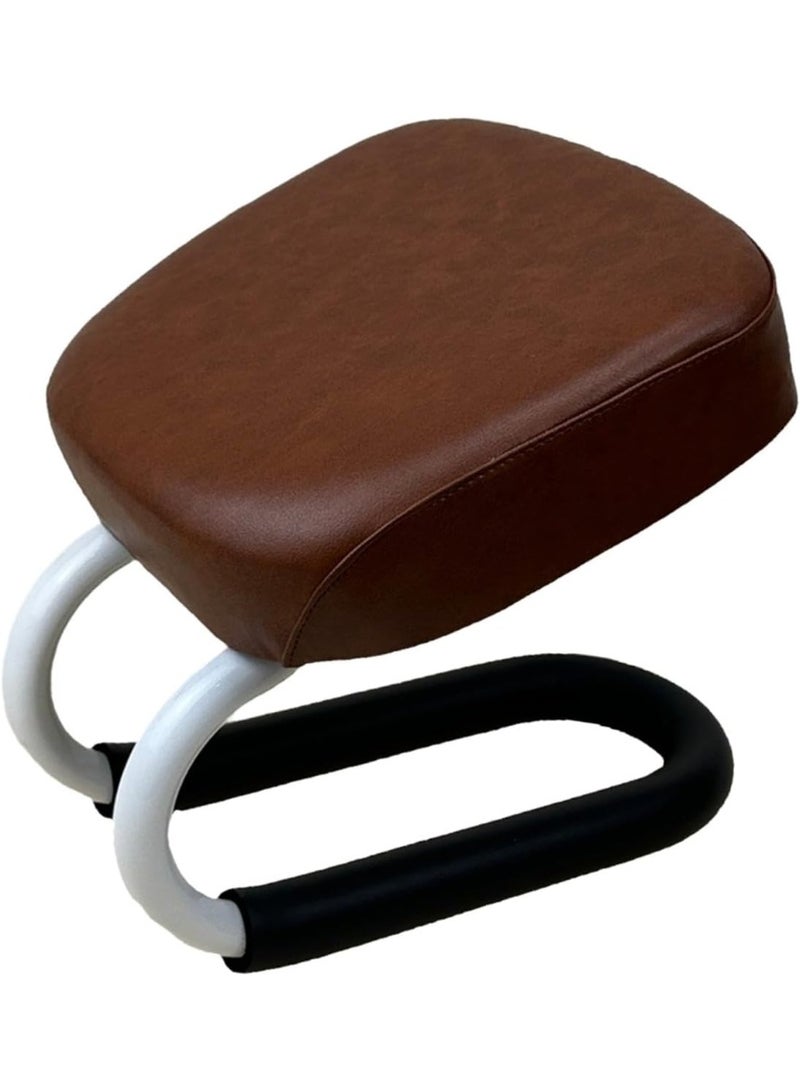 Salah Prayer Chair with Cushion – Muslim Prayer Stool for Knee & Back Support, Metal Meditation Bench for Sujood, Portable Prayer Seat for Home, Mosque & Travel (30x40x20 cm) - Image 1