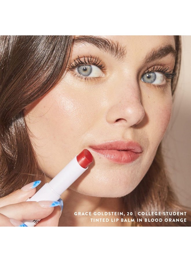 Honest Beauty Honest Beauty Moisturizing Vegan Tinted Lip Balm | Antioxidant-rich Acai Extracts + Avocado Oil | Paraben Free + Cruelty Free | Blood Orange  - Image 3