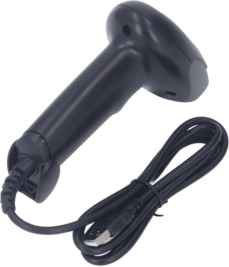 ماسح الباركود USB، تصميم مريح متعدد الأغراض، وظيفة الذاكرة، قارئ الباركود أحادي وثنائي الأبعاد، وضع المسح التلقائي لمكتبة الكتب - Image 4