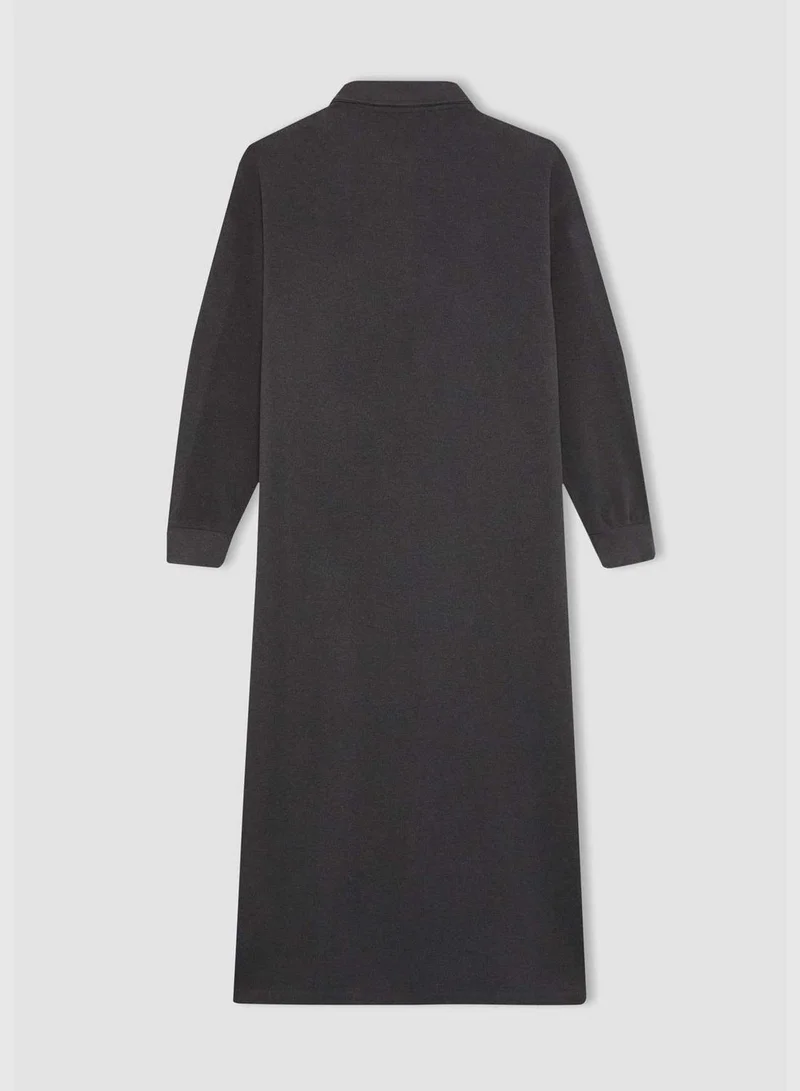 DeFacto Polo Collar Dress