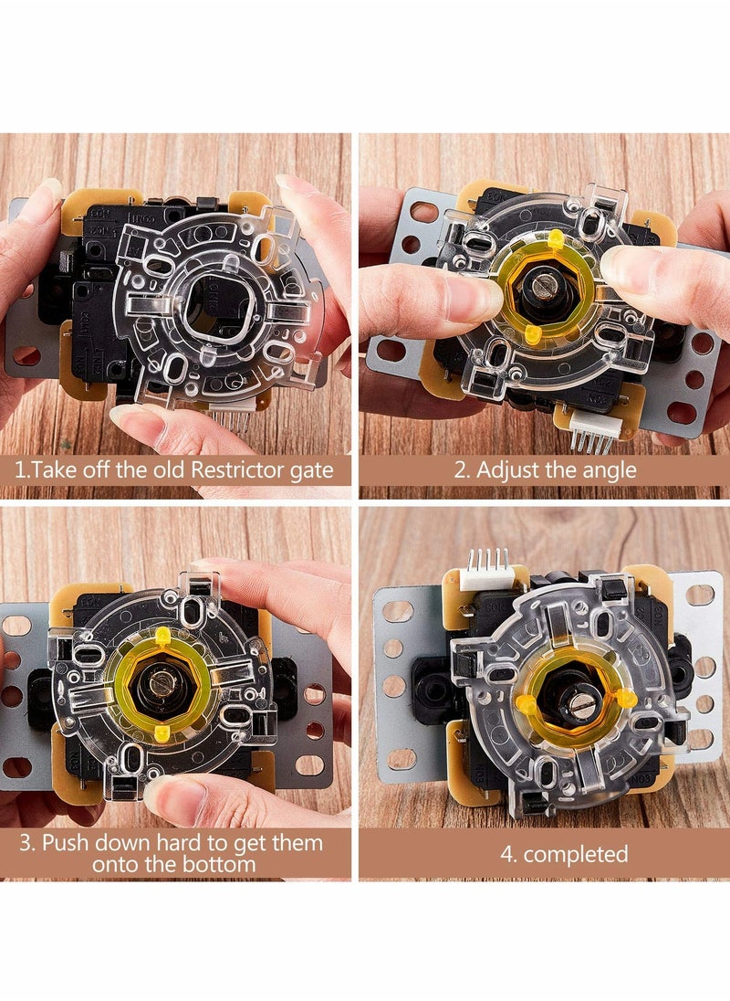 Excefore GT-Y Octagonal Restrictor Plate for JLF Joysticks  4 pcs  - Image 2