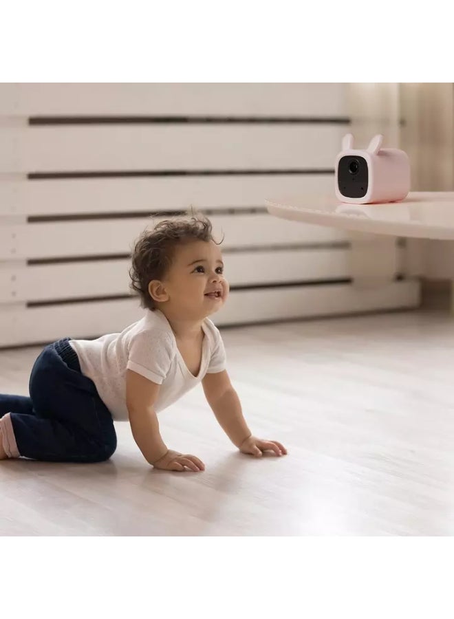 EZVIZ BM1 Battery Powered Baby Monitor Camera FHD Pink - Image 3