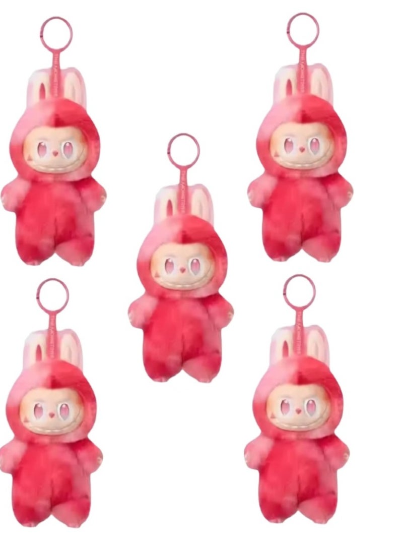 Pop Mart x Bobo & Coco Labubu The Monsters Big into Energy Series Love Vinyl Plush PendantPack Of 5