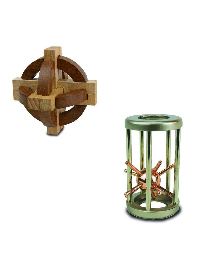 Project Genius Compass And Star Combo True Genius Disentanglement Puzzles Brain Teasers Adult Puzzle Wooden (Tg018) - Image 2