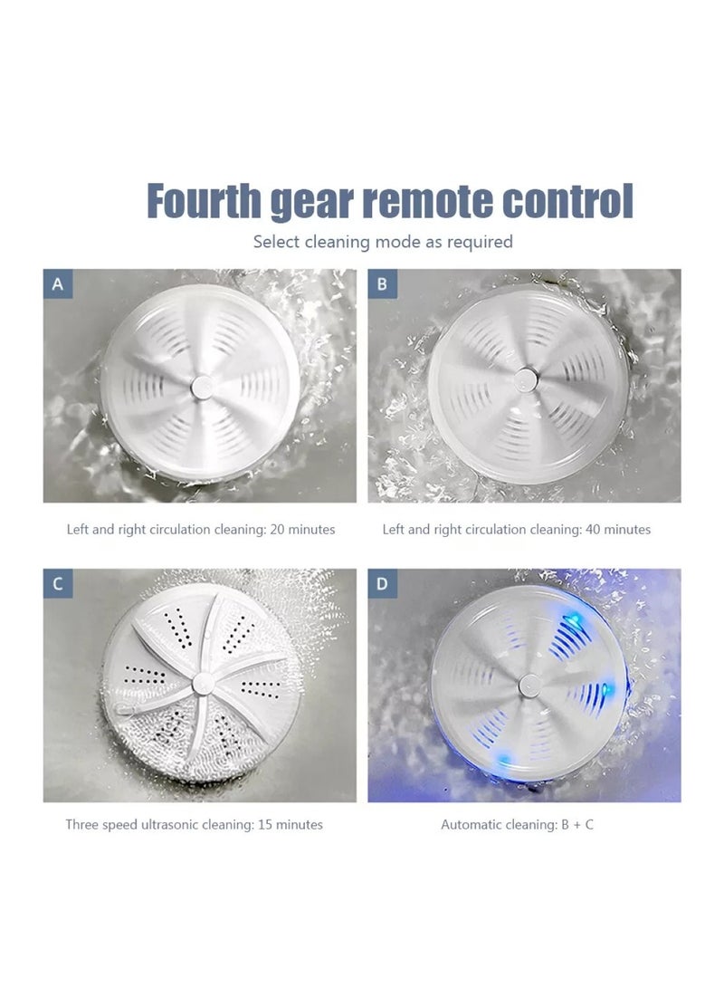 Compact & Portable Mini Washing Machine  Easy & Efficient Laundry Solution  - Image 2