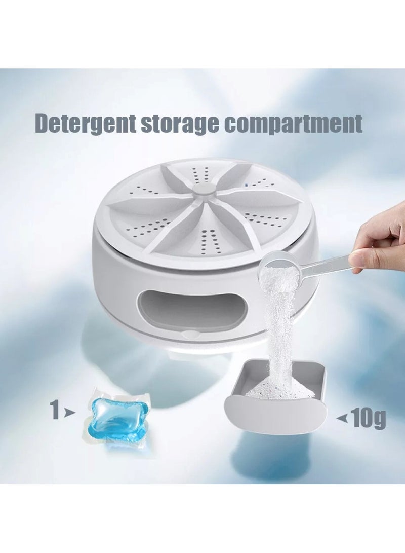 Compact & Portable Mini Washing Machine  Easy & Efficient Laundry Solution  - Image 5