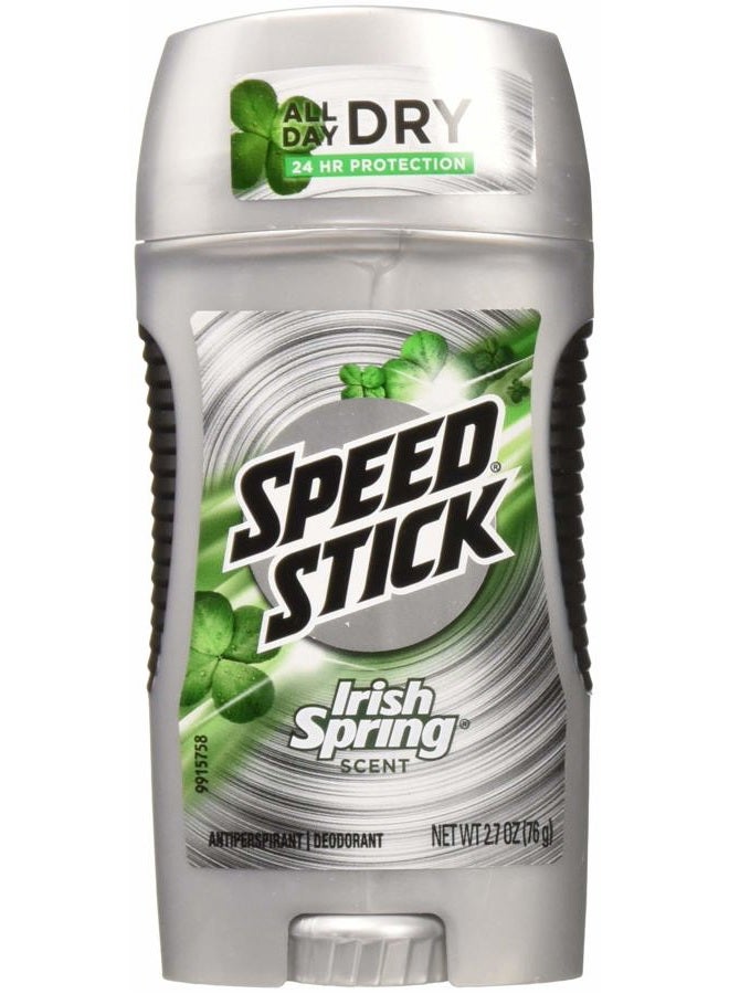 Colgate Speed Stick Original Antiperspirant & Deodorant, Irish Spring 2.70 oz (Pack of 3) - Image 1