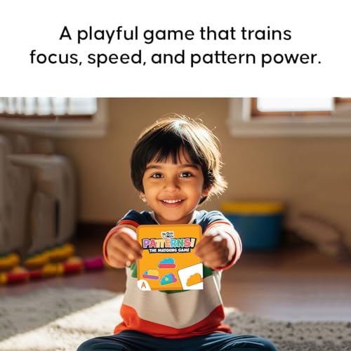 GiniMini Pattern! The Matching Activity Set for Kids 3 4 5 | Fast-Paced Shape Spotting Game with Buzzer | Fun Preschool Educational Toy for Focus, Attention & Visual Recognition | Party Game Gift - Image 3