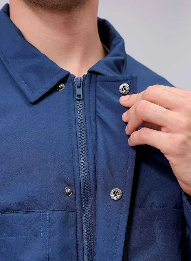 The Indian Garage Co Men Slim Fit Solid Puffer Jackets